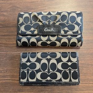 Coach wallet and checkbook